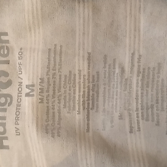 Hang Ten UV Protection UPF 50+ Blue & White Dress w Pockets Women's Medium - Picture 2 of 6